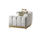 Michelle Ivory Velvet 3-Piece Curved 165" Sectional