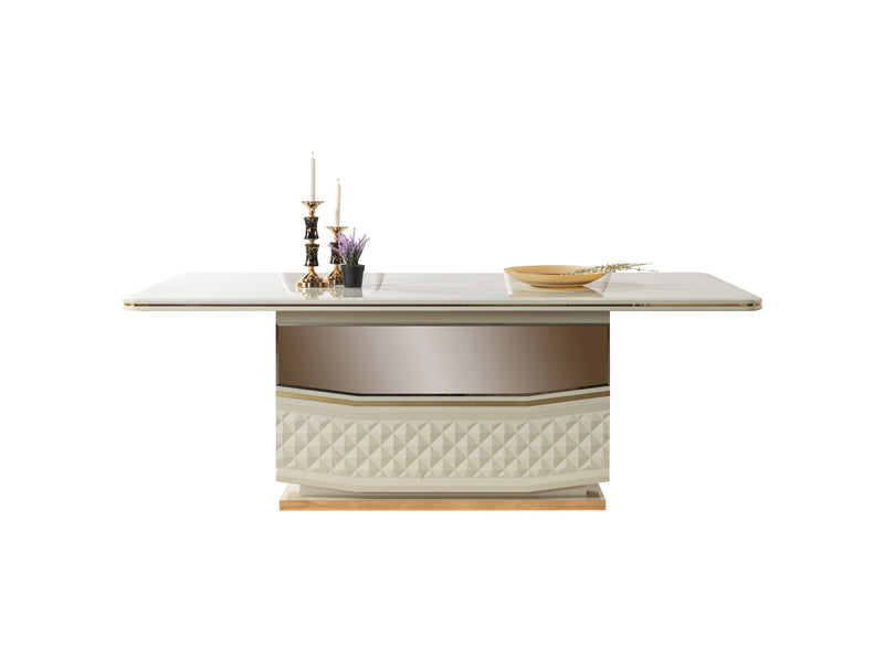 Anica Ivory 7-Piece Dining Set
