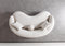 Bonita Ivory Velvet Loveseat 81"