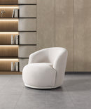 Bonita Ivory Velvet Accent Chair