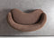 Bonita Coffee Velvet Loveseat 81"