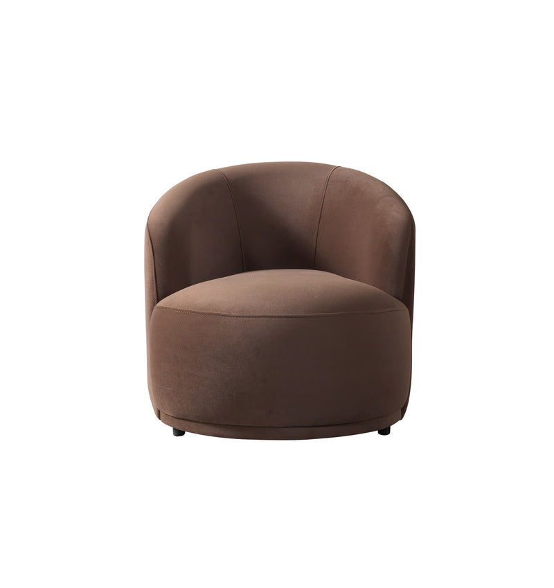 Bonita Coffee Velvet Accent Chair