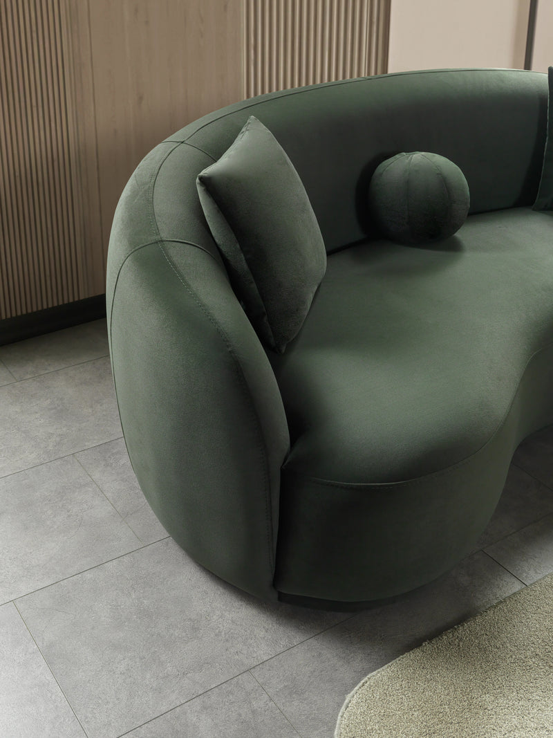 Bonita Green Velvet Sofa 91" & Loveseat 81" [ETA: 9/10]
