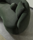 Bonita Green Velvet Sofa 91" & Loveseat 81" [ETA: 9/10]