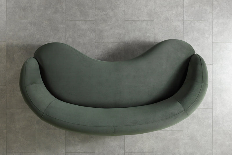 Bonita Green Velvet Sofa 91" & Loveseat 81" [ETA: 9/10]