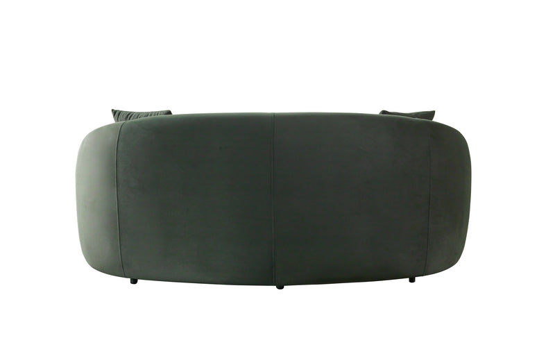 Bonita Green Velvet Sofa 91" & Loveseat 81" [ETA: 9/10]