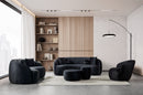 Bonita Black Velvet Sofa 91" & Loveseat 81" [ETA: 9/10]