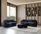 Bonita Black Velvet Sofa 91" & Loveseat 81" [ETA: 9/10]