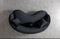 Bonita Black Velvet Loveseat 81"