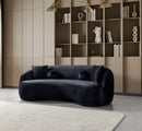 Bonita Black Velvet Sofa 91" & Loveseat 81" [ETA: 9/10]