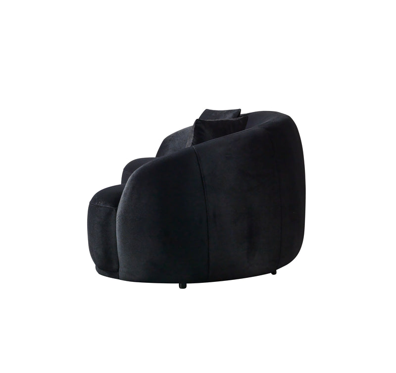 Bonita Black Velvet Sofa 91" & Loveseat 81" [ETA: 9/10]