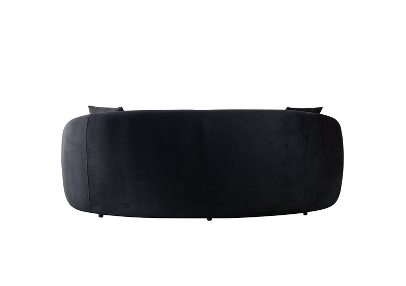 Bonita Black Velvet Sofa 91" & Loveseat 81" [ETA: 9/10]