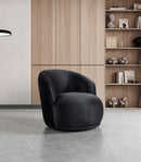 Bonita Black Velvet Accent Chair