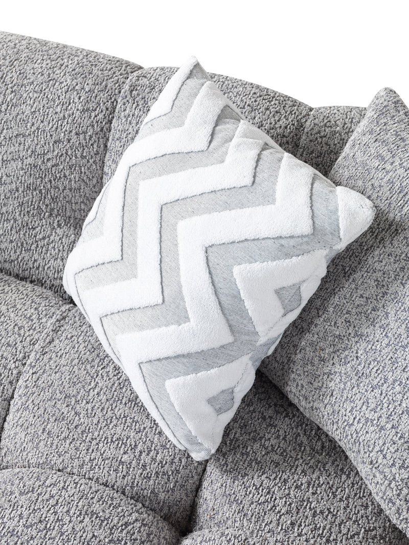 Ivy Gray Boucle RAF 110" Sectional