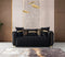 Carlina Black Velvet Sofa & Loveseat