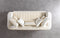 Carlina Ivory Velvet Sofa & Loveseat