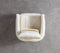 Carlina Ivory Velvet Chair