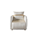 Carlina Ivory Velvet Sofa & Loveseat