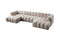 Lis Sand Boucle Double Chaise 147" Sectional