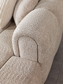 Lis Sand Boucle Double Chaise 147" Sectional