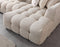 Ivy Sand Boucle Double Chaise 146" Sectional