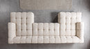 Ivy Sand Boucle Double Chaise 146" Sectional