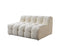 Ivy Ivory Boucle Double Chaise 146" Sectional