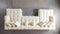 Ivy Ivory Boucle Double Chaise 146" Sectional