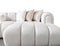 Lis Ivory Boucle Double Chaise 147" Sectional
