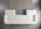 Lis Ivory Boucle Double Chaise 147" Sectional