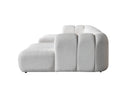 Lis Ivory Boucle Double Chaise 147" Sectional