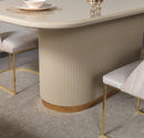 Milena Capuccino 7-Piece Dining Set