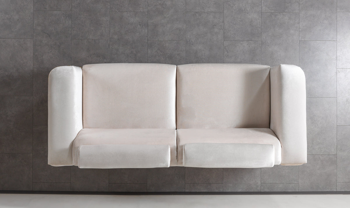 Fabiana Ivory Velvet Sofa & Loveseat