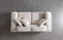 Fabiana Ivory Velvet Sofa & Loveseat