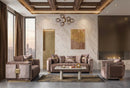 Carlina Coffee Velvet Chair