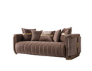 Carlina Coffee Velvet Sofa