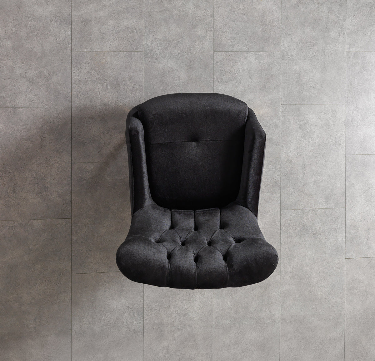 Florence Black Velvet Chair