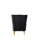 Florence Black Velvet Sofa 88" & Loveseat 64"
