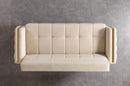 Florence Ivory Velvet Sofa 88" & Loveseat 64"