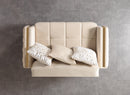 Florence Ivory Velvet Sofa 88" & Loveseat 64"