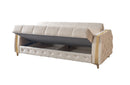 Florence Ivory Velvet Sofa 88" & Loveseat 64"