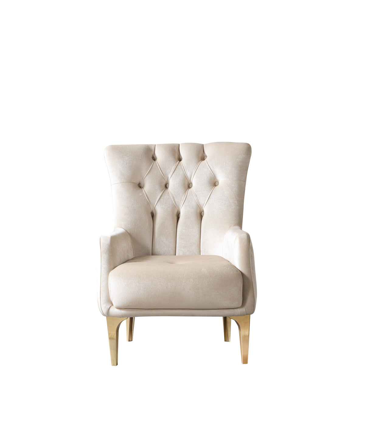 Florence Ivory Velvet Sofa 88" & Loveseat 64"