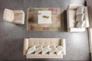 Sandra Ivory Velvet Sofa 88" & Loveseat 64"