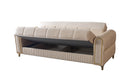 Sandra Ivory Velvet Sofa 88" & Loveseat 64"