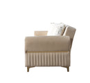 Sandra Ivory Velvet Sofa 88" & Loveseat 64"