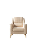 Sandra Ivory Velvet Sofa 88" & Loveseat 64"