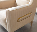 Sandra Ivory Velvet Sofa 88" & Loveseat 64"