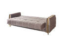 Florence Coffee Velvet Sofa 88" & Loveseat 64"