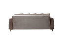 Florence Coffee Velvet Sofa 88" & Loveseat 64"