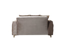 Florence Coffee Velvet Sofa 88" & Loveseat 64"